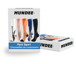 Mundee™ Chaussette de compression ( 6 PAIRES )